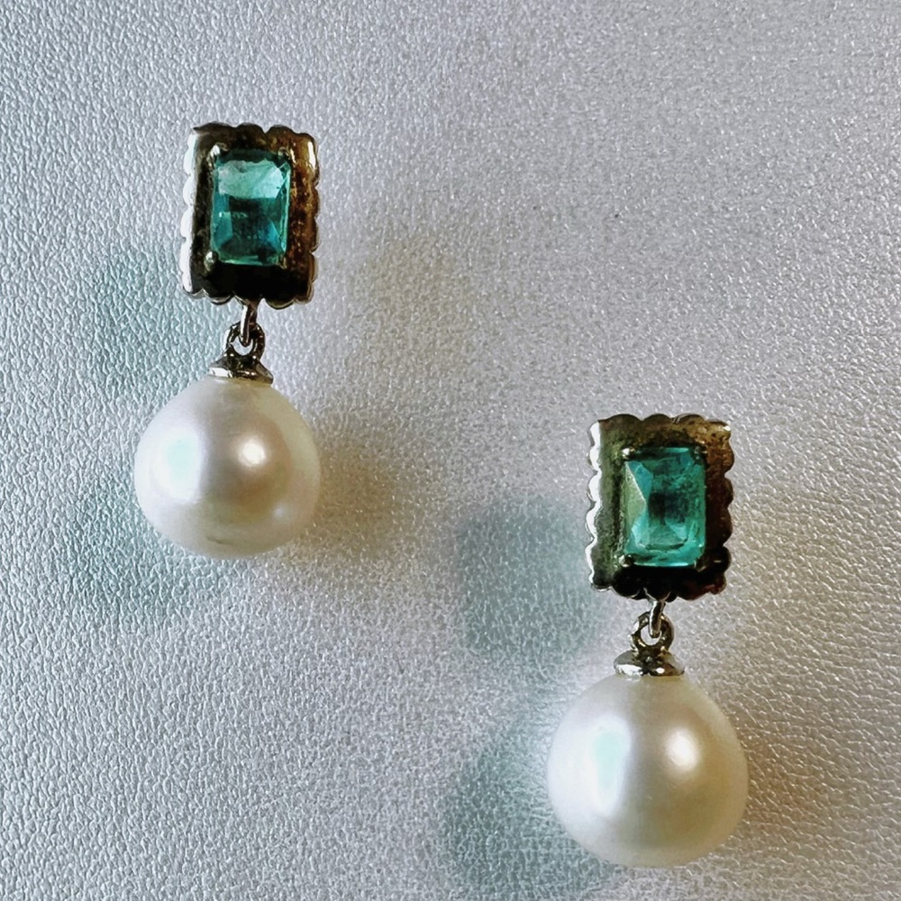 Freshwater Baroque Pearl Drop Earrings